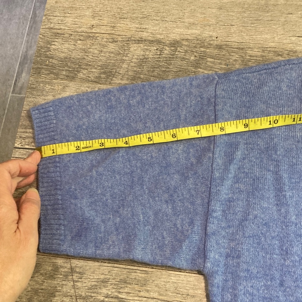 Magaschoni Cashmere Blue Sweater - Picture 2 of 6